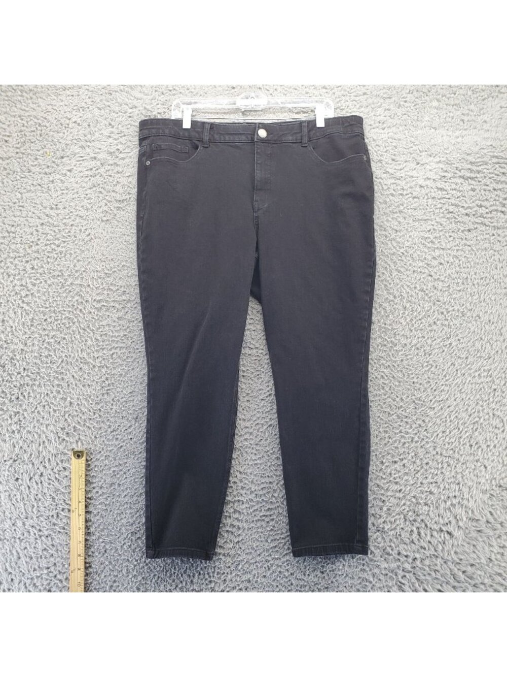 Westbound Jeans Womens XL Black Stretch Tapered Repreve Denim